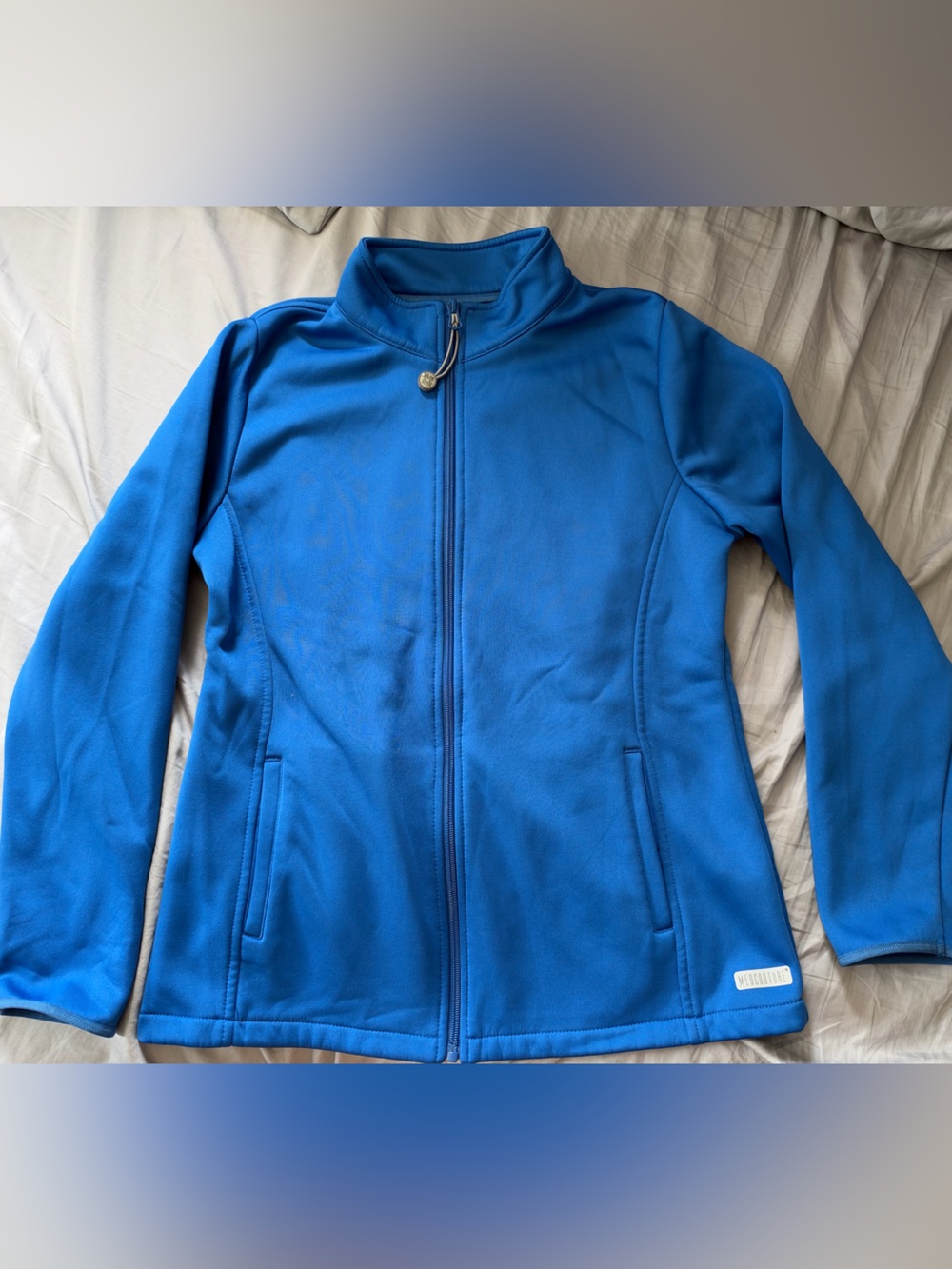 Med Couture Women’s Blue Full-Zip Jacket